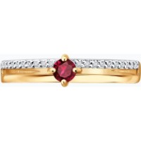 Кольцо SOLOVOV JEWELRY 51-210-01067-2 s.19 1,12g фото №3 — интернет-магазин Desire.md