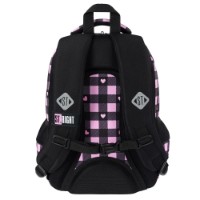 Школьный рюкзак St.Right Pink Checkered (57822) фото №4 — интернет-магазин Desire.md