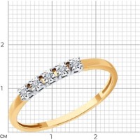 Inel SOLOVOV JEWELRY 51-210-01942-1 s.17 1,2g imaginea #4 — magazin online Desire.md