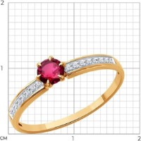 Inel SOLOVOV JEWELRY 51-210-02413-2 s.16,5 1,24g imaginea #4 — magazin online Desire.md