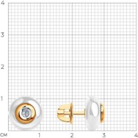 Cercei SOLOVOV JEWELRY 6025057 2,04gr imaginea #4 — magazin online Desire.md