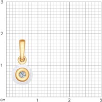 Pandantiv SOLOVOV JEWELRY 6035011 0,57g imaginea #3 — magazin online Desire.md