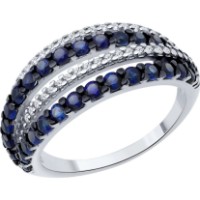 Кольцо SOLOVOV JEWELRY 88010077 s.17,5 3,34g