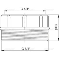 Adaptor Alcaplast S0556-ND 6/4"×5/4" (10650) imaginea #2 — magazin online Desire.md
