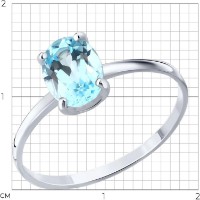 Кольцо SOLOVOV JEWELRY 92014647 s.18 1,51g фото №3 — интернет-магазин Desire.md