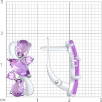 Cercei SOLOVOV JEWELRY 92021803 3,06g imaginea #2 — magazin online Desire.md