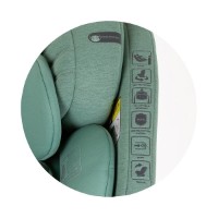 Scaun auto pentru copii Chipolino Tourino I-Size Isofix 40-150cm Pastel Green (STKTRN02406PG) imaginea #3 — magazin online Desire.md