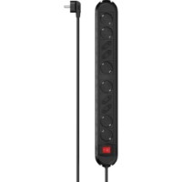 Сетевой фильтр Hama Power Strip 10-Way 1.5m Black