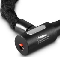 Blocare biciclete Hama Bike Chain Lock with Illuminated Key 120cm Black (178138) imaginea #4 — magazin online Desire.md