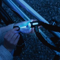 Blocare biciclete Hama Bike Chain Lock with Illuminated Key 120cm Black (178138) imaginea #5 — magazin online Desire.md