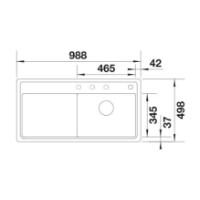 Кухонная мойка Blanco Zenar XL 6S-FM (523902) фото №2 — интернет-магазин Desire.md