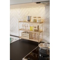 Suport bucătărie Hanah Home Masa Ustu 3 Katli Organizer Servis Rafi imaginea #2 — magazin online Desire.md
