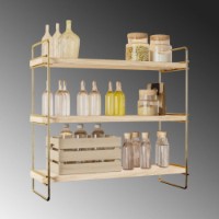 Suport bucătărie Hanah Home Masa Ustu 3 Katli Organizer Servis Rafi imaginea #6 — magazin online Desire.md