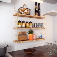 Полки для кухни Hanah Home 3lu Duvar Rafi Kitaplik