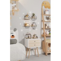Set de rafturi suspendate Hanah Home Minyatur Raflar 6 Set imaginea #2 — magazin online Desire.md