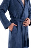 Halat de baie Halat L'Essentiel Muslin Navy Blue, s.S/M imaginea #6 — magazin online Desire.md