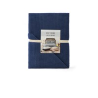 Cuvertura L'Essentiel Waffle Navy Blue imaginea #3 — magazin online Desire.md