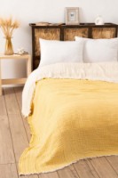 Cuvertura L'Essentiel Muslin Yellow 170x250cm v2