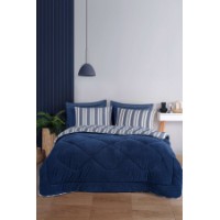 Lenjerie de pat L'Essentiel Soft Line Navy imaginea #4 — magazin online Desire.md