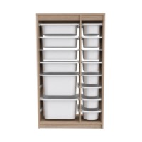 Etajeră pentru jucarii Hanah Home Montana Xs 2D4N8U Sonomo White imaginea #4 — magazin online Desire.md