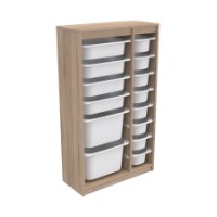 Etajeră pentru jucarii Hanah Home Montana Xs 2D4N8U Sonomo White imaginea #6 — magazin online Desire.md