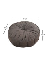 Пуф Atelier Del Sofa Vintage Anthracite фото №4 — интернет-магазин Desire.md