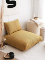 Пуф Atelier Del Sofa Dokuma Mustard фото №2 — интернет-магазин Desire.md