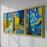 Set de 3 picturi Wallity 3AC UN78512 35x45cm imaginea #2 — magazin online Desire.md