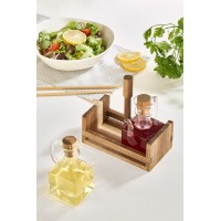 Set sticle pentru ulei si otet Hermia Akasya Wooden imaginea #3 — magazin online Desire.md