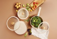 Seturi de vase pentru gătit Hermia Hona Daily Cream