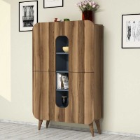 Dulăpior Hanah Home Mine Walnut Blue imaginea #2 — magazin online Desire.md