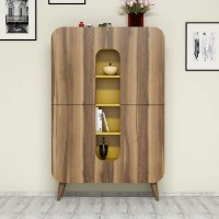 Dulăpior Hanah Home Mine Walnut Yellow