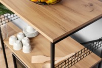 Шкаф для кухни Hanah Home Anemon Black Pine фото №3 — интернет-магазин Desire.md