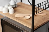 Шкаф для кухни Hanah Home Anemon Black Pine фото №4 — интернет-магазин Desire.md