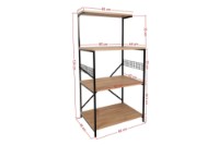Шкаф для кухни Hanah Home Anemon Black Pine фото №13 — интернет-магазин Desire.md