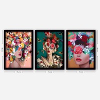 Set de 3 picturi Wallity 3SC162 imaginea #2 — magazin online Desire.md