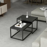 Набор журнальных столиков Hanah Home Leka Black фото №2 — интернет-магазин Desire.md