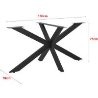 Cadru pentru masă Hanah Home Ahtapot Black imaginea #9 — magazin online Desire.md