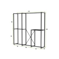 Cuier Hanah Home B161 Black imaginea #4 — magazin online Desire.md
