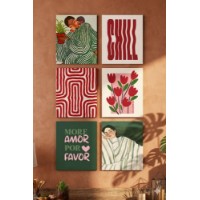 Set de 3 tablouri Wallity Art6Cnvset1 20x30cm