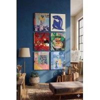 Set de 6 tablouri Wallity Art6Cnvset5 20x30cm imaginea #2 — magazin online Desire.md
