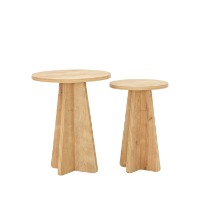 Набор журнальных столиков Hanah Home Mushroom Sapphire Oak фото №6 — интернет-магазин Desire.md