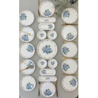 Набор столовой посуды Hermia Flower Blue 21