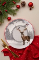 Set vase de servit Hermia Deer Winter