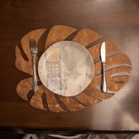 Салфетки для сервировки стола Hermia Monstera Walnut фото №3 — интернет-магазин Desire.md