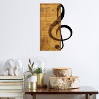 Декоративное панно Wallity Treble Clef
