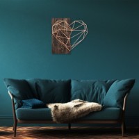Panou decorativ Wallity Heart Copper imaginea #3 — magazin online Desire.md