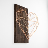 Panou decorativ Wallity Heart Copper imaginea #6 — magazin online Desire.md
