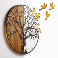 Panou decorativ Wallity Tree And Birds 322-A imaginea #6 — magazin online Desire.md