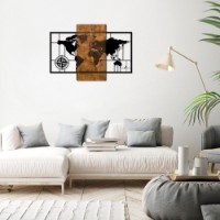 Panou decorativ Wallity World Map With Compass imaginea #5 — magazin online Desire.md